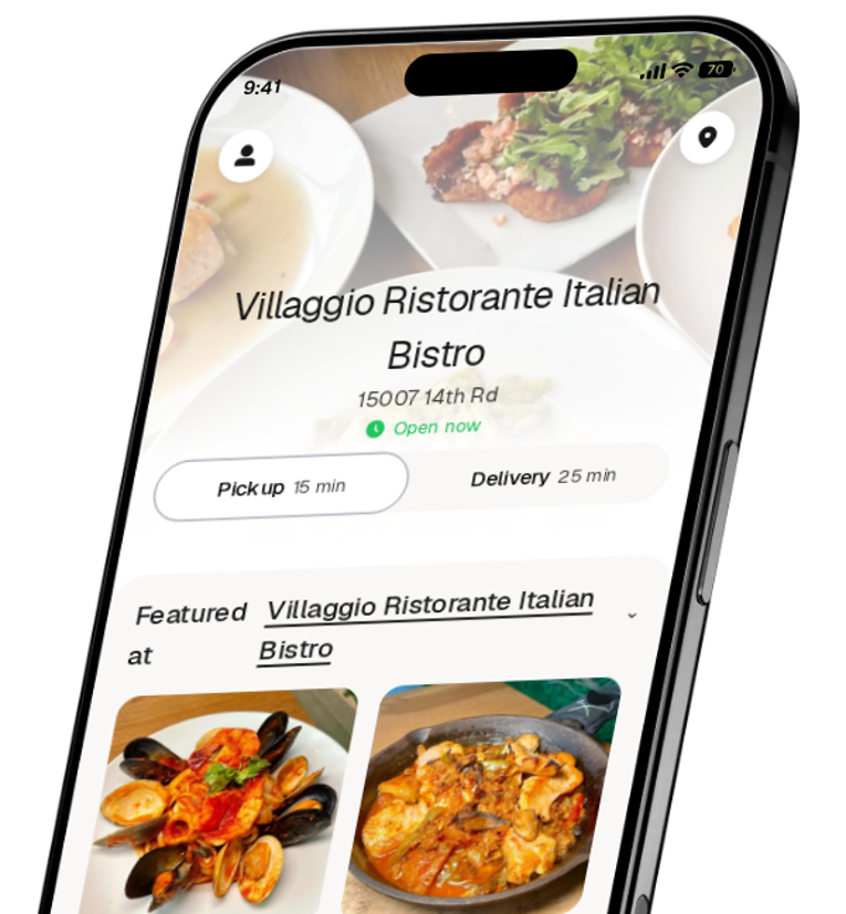 Villaggio Ristorante Italian Bistro app preview