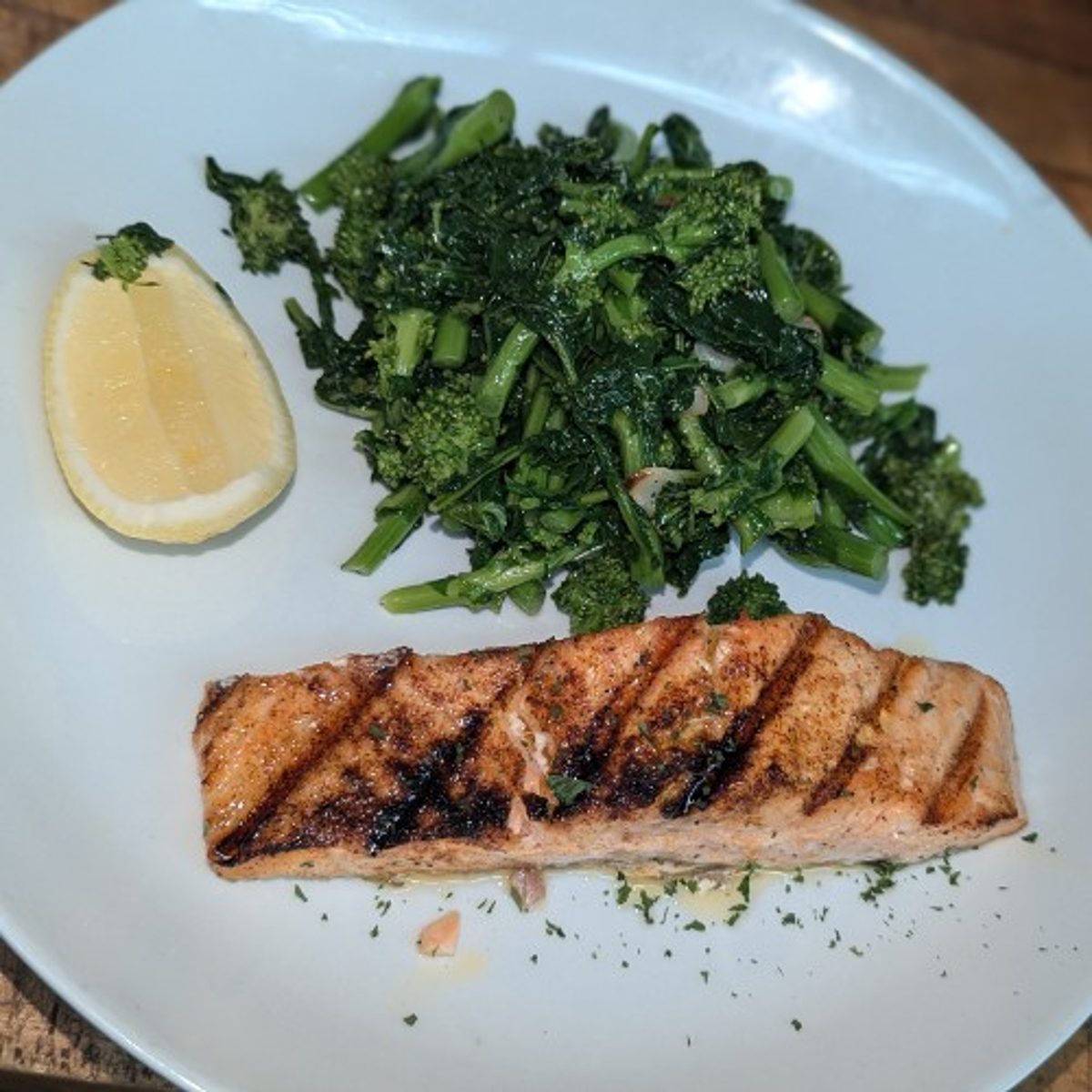 Grilled Salmon From Faroe Island